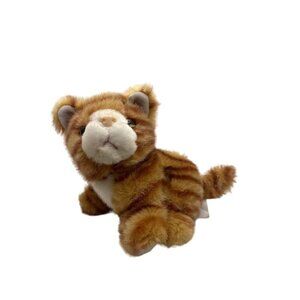 Great American Fun VINTAGE plush Small Orange Tabby Cat Sound Box NOT WORKING